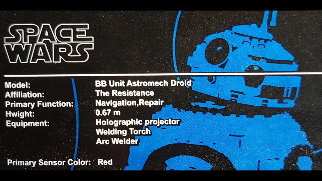 LEGO Star Wars BB-8 in stop-motion